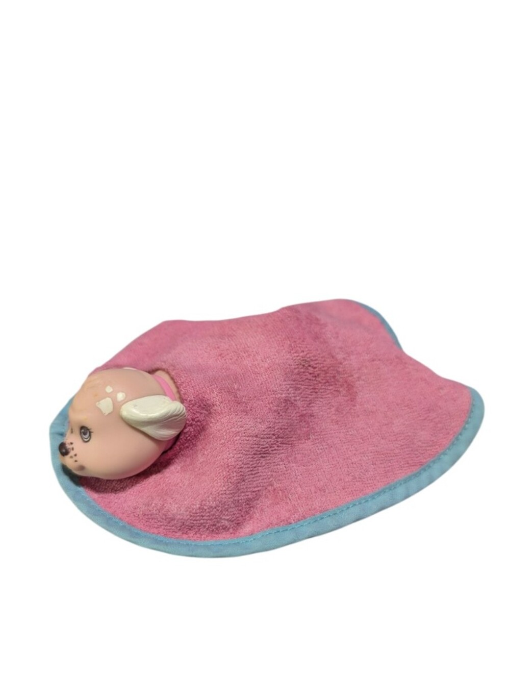 Vintage 1993 My Tiny Puppy Surprise Bathtime Pink Swimmer Puppy